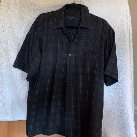 VAN Heusen Studio S/S Shirt - Size L - Picture 1 of 3